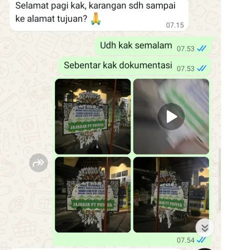 Pengiriman Papan Bunga Selamat Manglid Cibitung