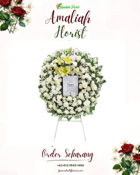 Krans Bunga Duka Manglid Cibitung